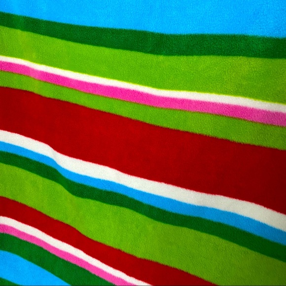 Fleece scarf and matching throw - Picture 2 of 4